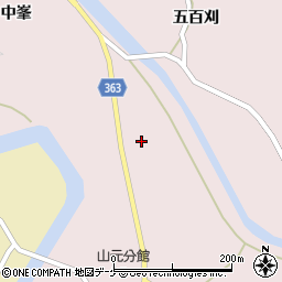 山形県酒田市山元（横道）周辺の地図