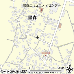 山形県酒田市黒森草刈谷地72周辺の地図