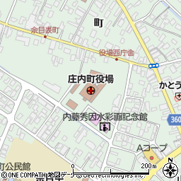 山形県庄内町（東田川郡）周辺の地図