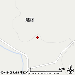 岩手県一関市藤沢町藤沢越路47周辺の地図