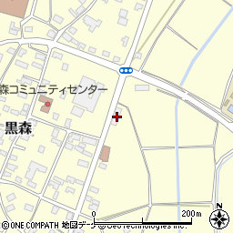 山形県酒田市黒森草刈谷地176周辺の地図