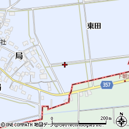 山形県酒田市局（東田）周辺の地図