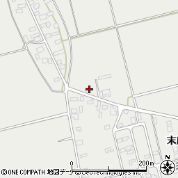 山形県酒田市広野上中村34周辺の地図
