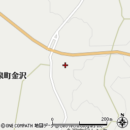 岩手県一関市花泉町金沢上寺袋周辺の地図