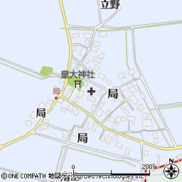 山形県酒田市局周辺の地図