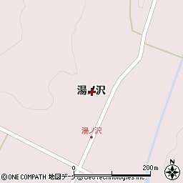 宮城県栗原市栗駒鳥沢湯ノ沢周辺の地図