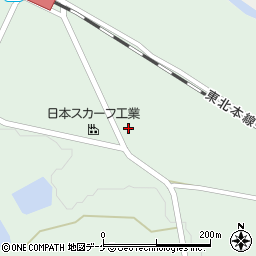 岩手県一関市花泉町花泉北裏周辺の地図