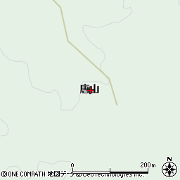 宮城県栗原市栗駒松倉唐山周辺の地図