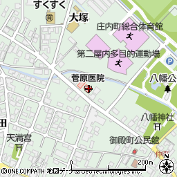 菅原医院周辺の地図