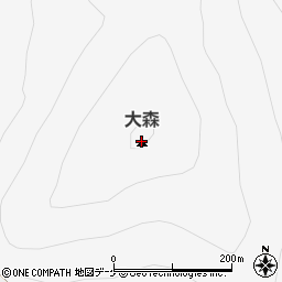 大森周辺の地図