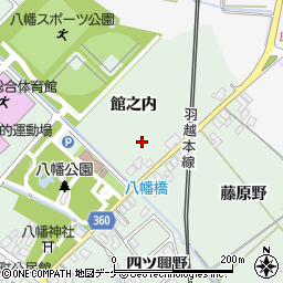 山形県東田川郡庄内町余目館之内周辺の地図