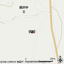 岩手県一関市藤沢町藤沢伏房周辺の地図