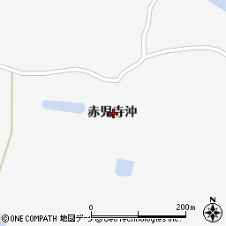 宮城県栗原市金成赤児寺沖周辺の地図