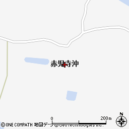 宮城県栗原市金成（赤児寺沖）周辺の地図