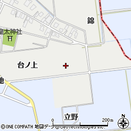山形県酒田市門田台ノ上周辺の地図