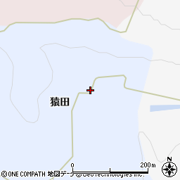 宮城県栗原市栗駒深谷猿田23-1周辺の地図