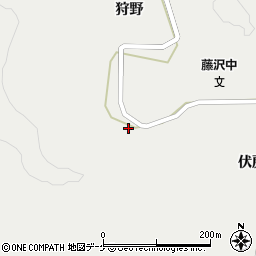 岩手県一関市藤沢町藤沢狩野47周辺の地図