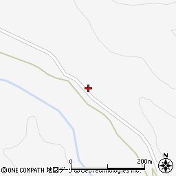 山形県最上郡金山町下野明43-2周辺の地図