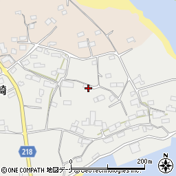 宮城県気仙沼市長崎周辺の地図