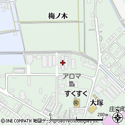 山形県東田川郡庄内町余目大塚23-3周辺の地図