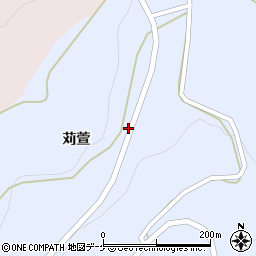 岩手県一関市藤沢町保呂羽苅萱周辺の地図