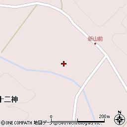 宮城県栗原市栗駒鳥沢（新山）周辺の地図