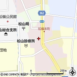 荘内銀行松山 ＡＴＭ周辺の地図