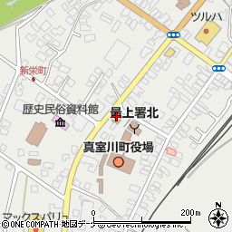真室川郵便局周辺の地図