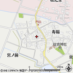 山形県酒田市門田（寿福）周辺の地図