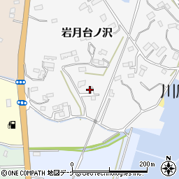宮城県気仙沼市岩月台ノ沢45周辺の地図