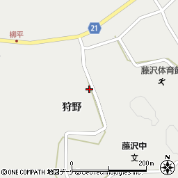 岩手県一関市藤沢町藤沢狩野146-3周辺の地図