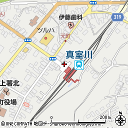 真室川駅周辺の地図