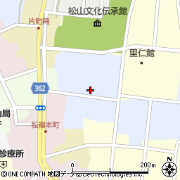 山形県酒田市内町周辺の地図