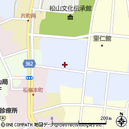 山形県酒田市内町周辺の地図