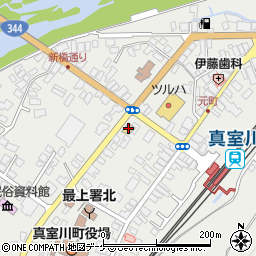 セブンイレブン真室川新橋店周辺の地図