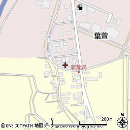 山形県酒田市坂野辺新田葉萱2周辺の地図