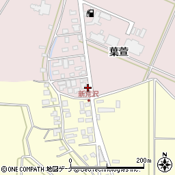 山形県酒田市坂野辺新田葉萱2-16周辺の地図