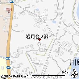 宮城県気仙沼市岩月台ノ沢周辺の地図