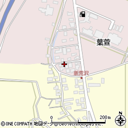 山形県酒田市坂野辺新田葉萱2-23周辺の地図