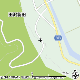 山形県酒田市田沢田沢新田1-2周辺の地図