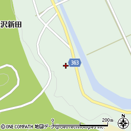 山形県酒田市田沢田沢新田21周辺の地図