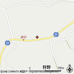 岩手県一関市藤沢町藤沢柳平周辺の地図