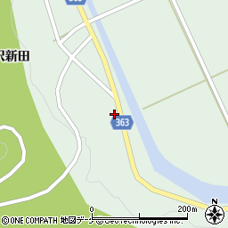 山形県酒田市田沢田沢新田24周辺の地図