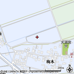 山形県東田川郡庄内町跡周辺の地図