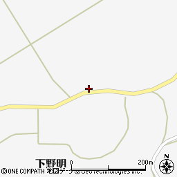 山形県最上郡金山町下野明524周辺の地図