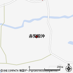 宮城県栗原市金成（赤児原沖）周辺の地図