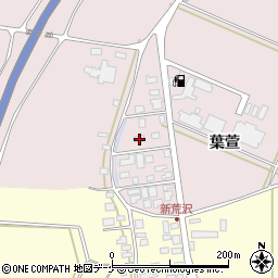 山形県酒田市坂野辺新田葉萱221周辺の地図