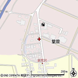 山形県酒田市坂野辺新田葉萱220-3周辺の地図