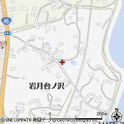 宮城県気仙沼市岩月台ノ沢108周辺の地図