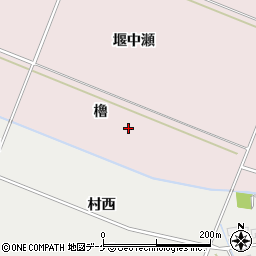 山形県酒田市木川櫓周辺の地図